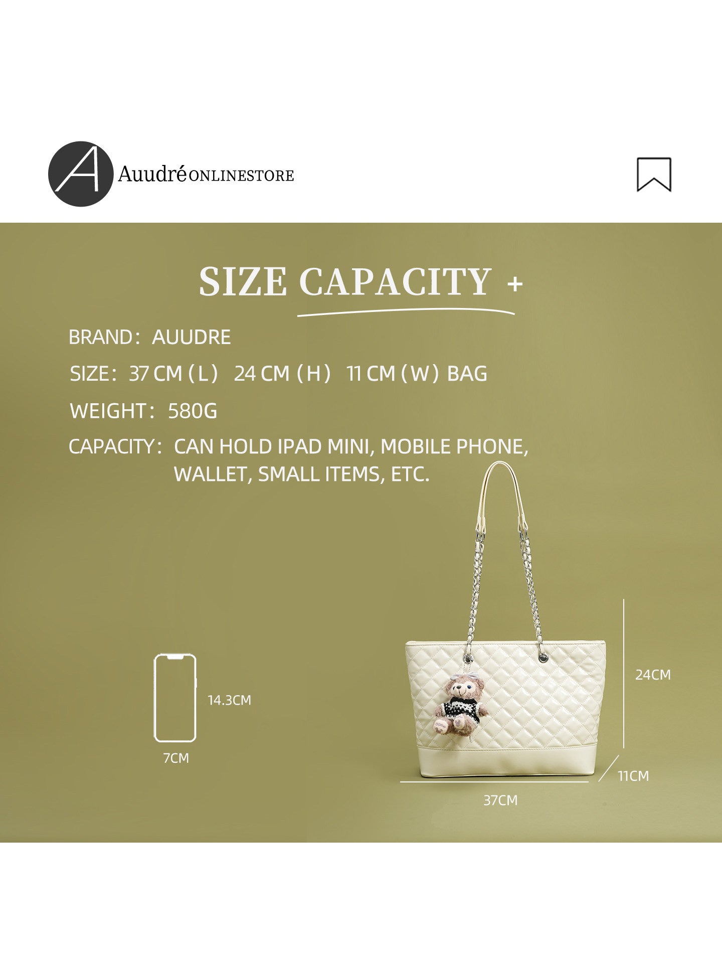 Cloud Quilted Tote