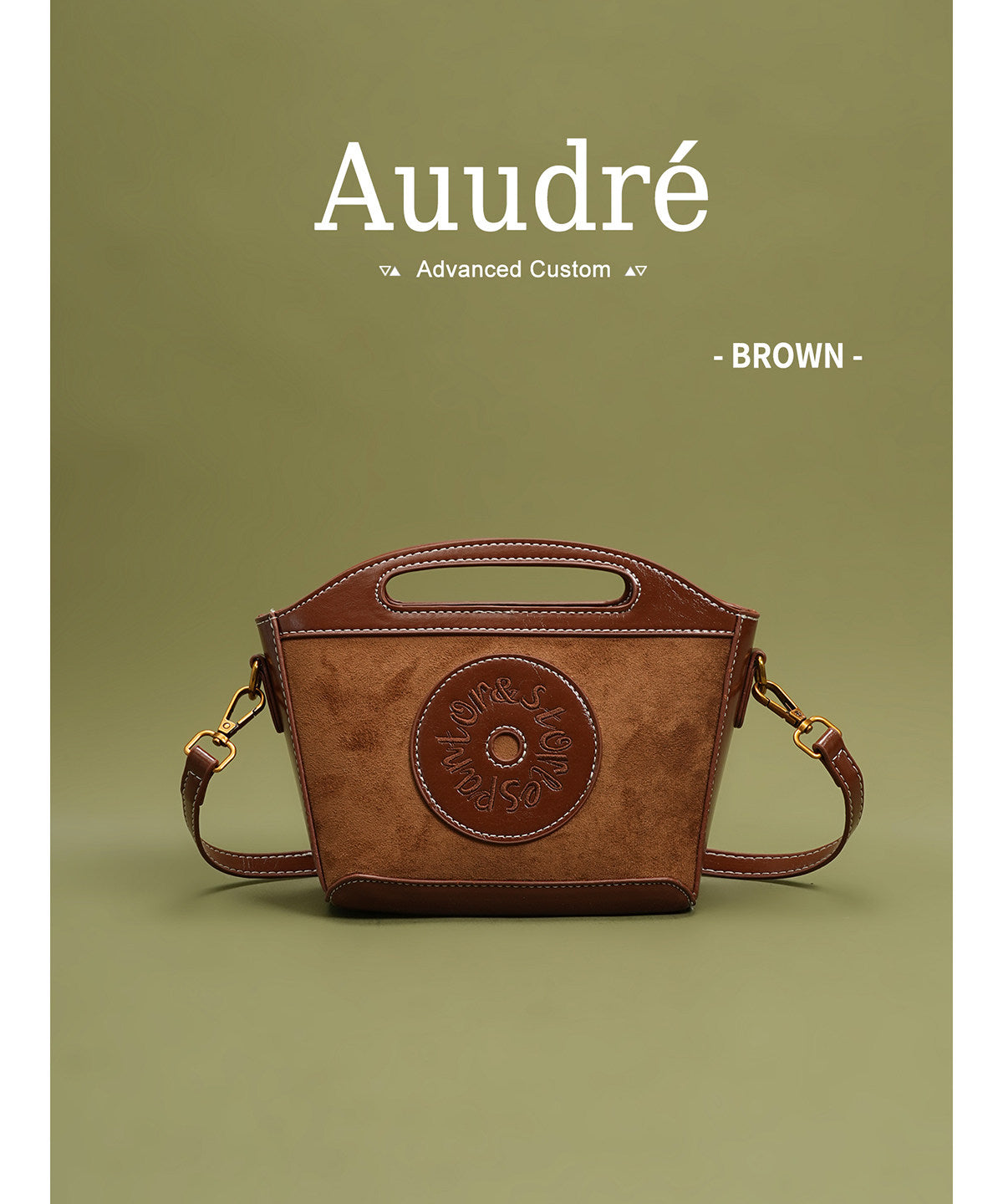 Cinder Pebbled Handbag
