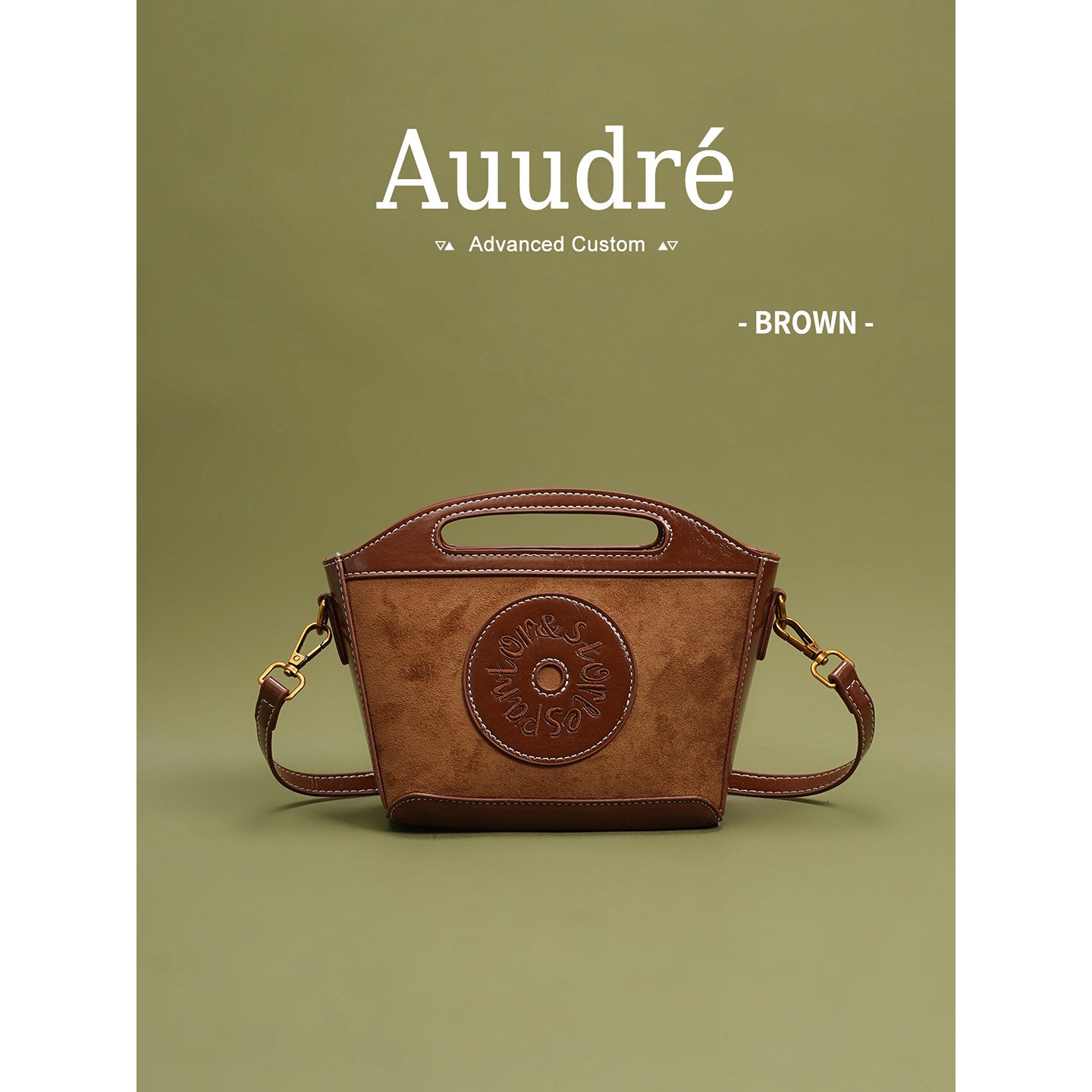 Cinder Pebbled Handbag