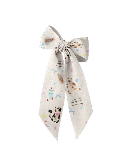 Watercolour Cat Silk Scarf