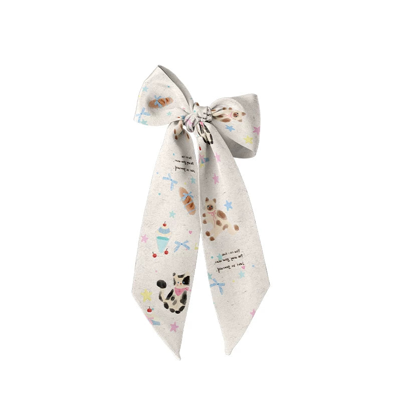 Watercolour Cat Silk Scarf