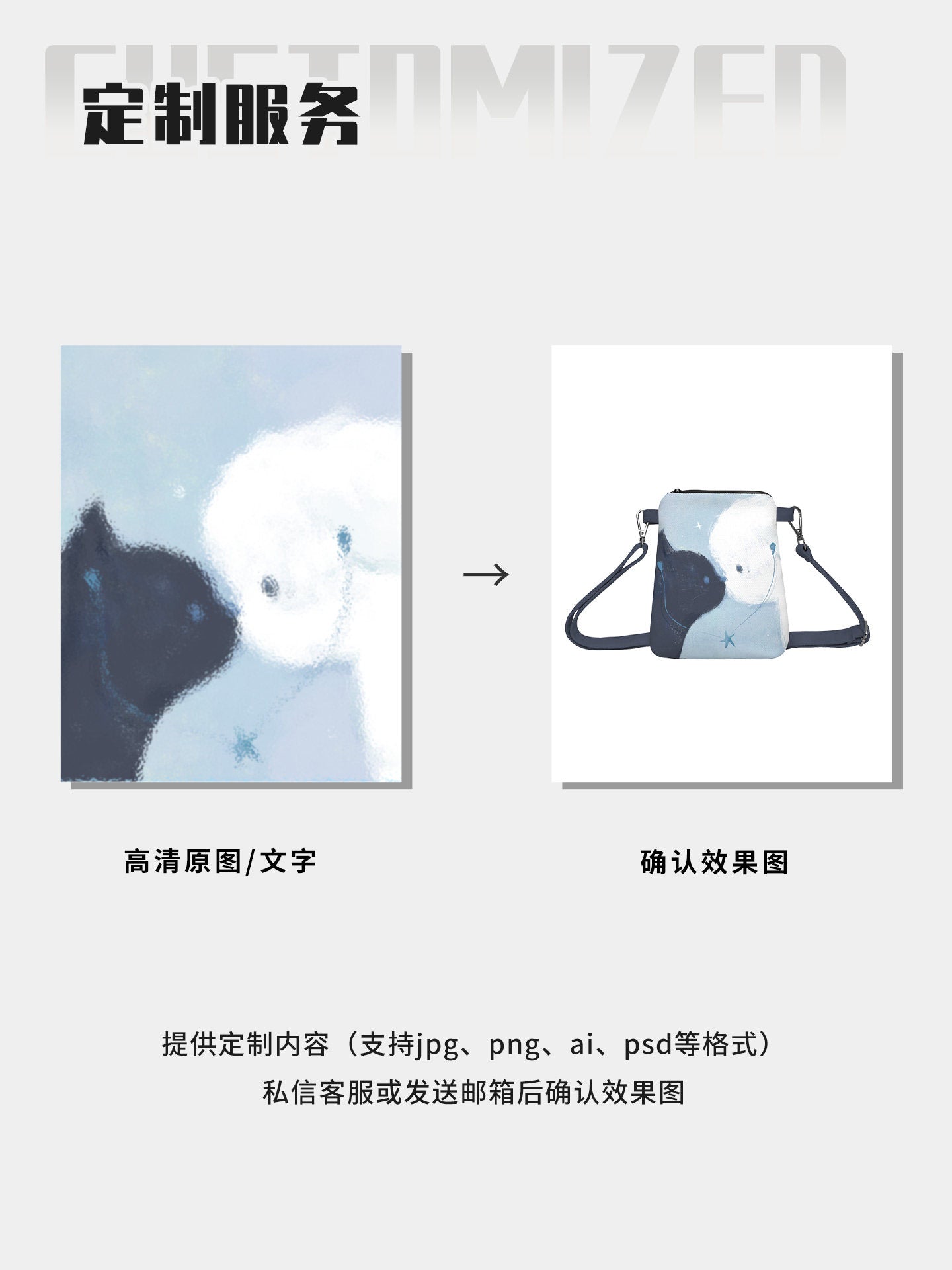Listening Together Canvas Phone Bag