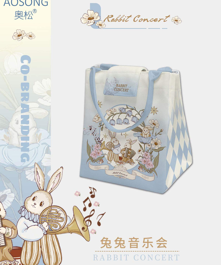 Bunny Concert Insulated Lunch Bag