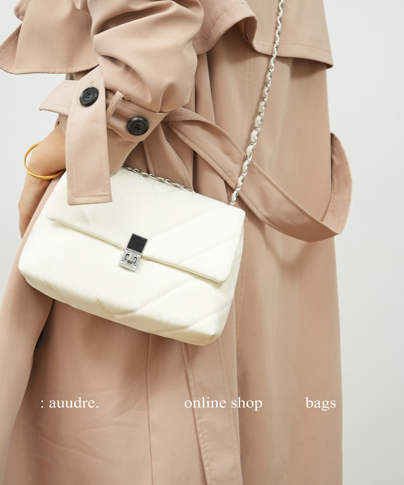 Marshmallow Chain Bag — Quilted