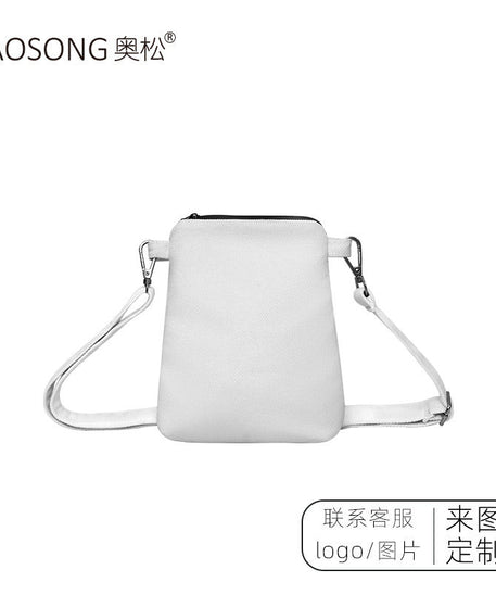Blue Bloom Canvas Phone Bag