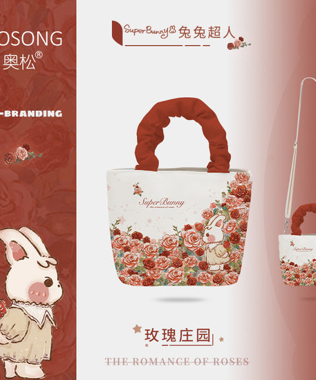 Rose Manor Canvas Tote