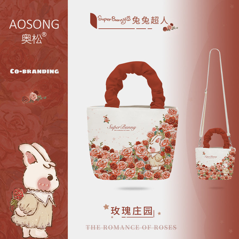 Rose Manor Canvas Tote