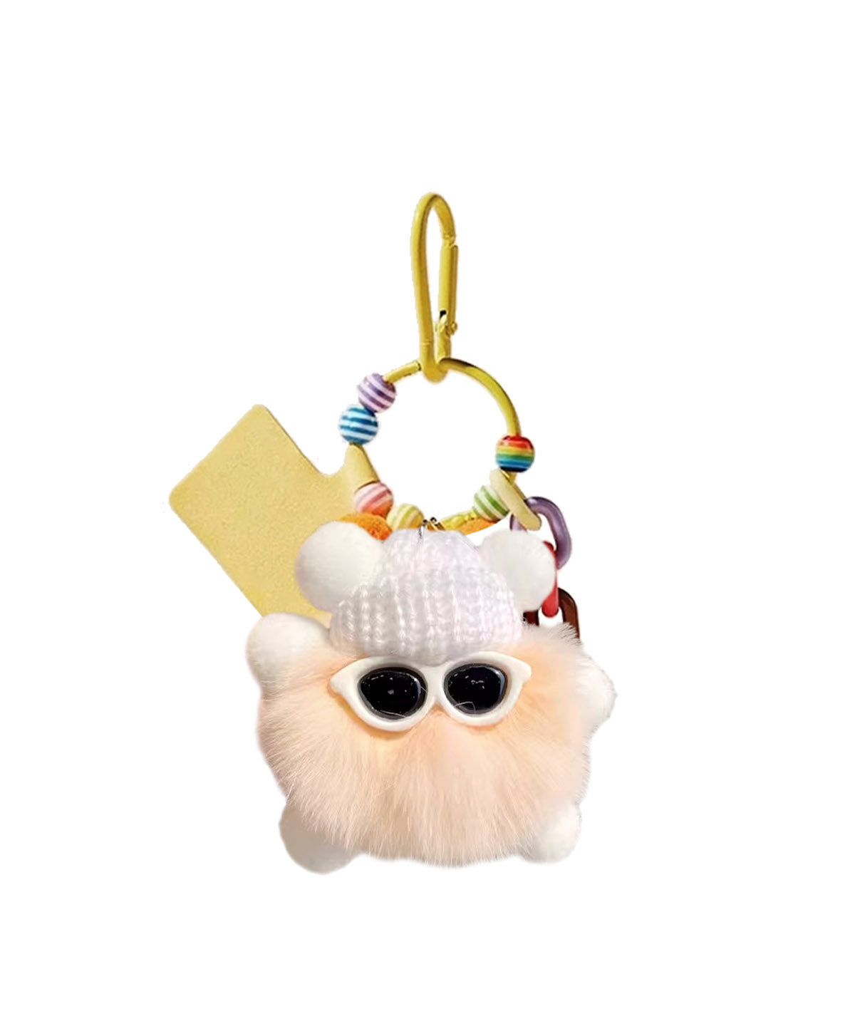 Pom Pom Beanie Bag Charm