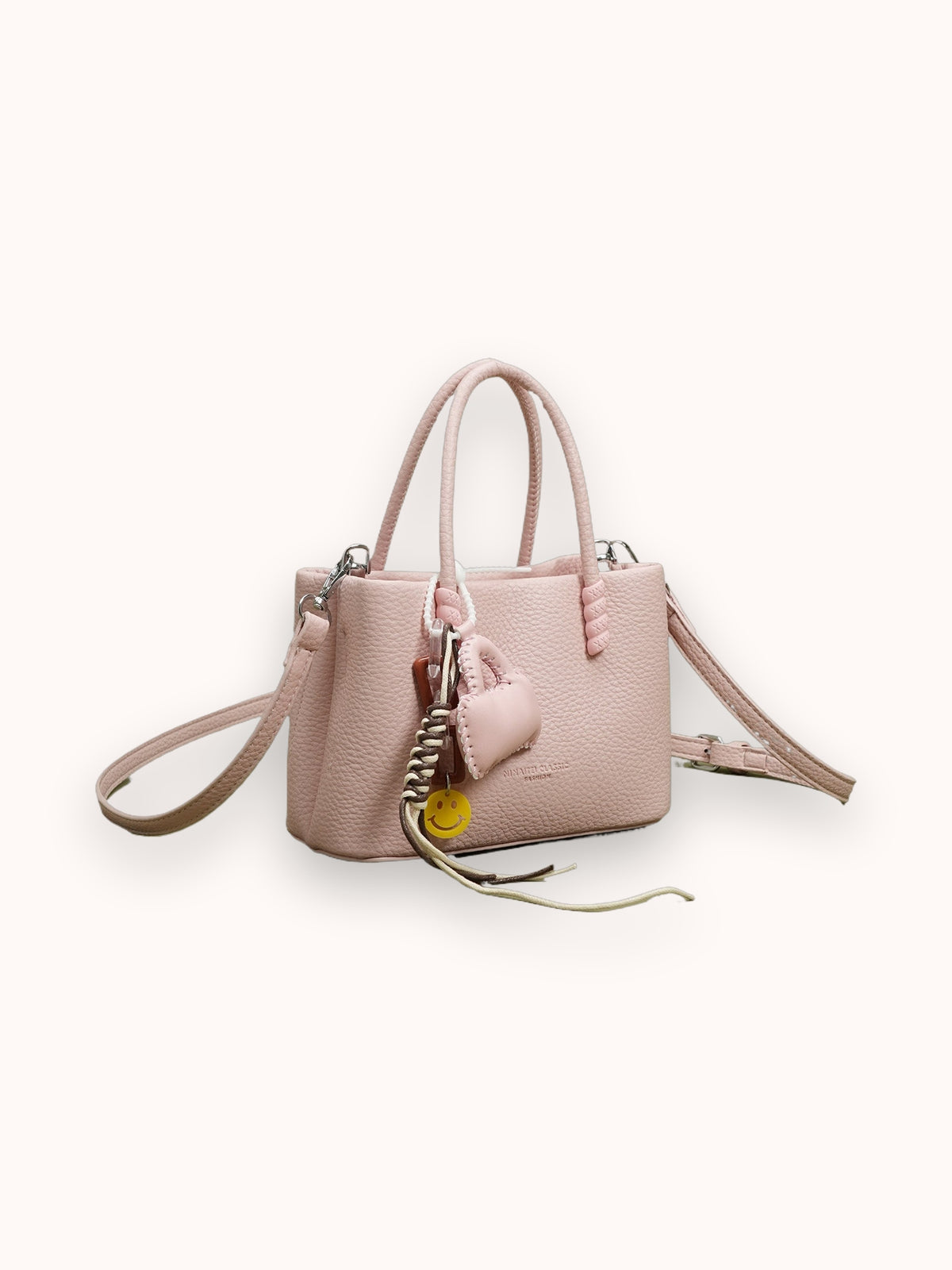Petal Pebbled Mini Tote