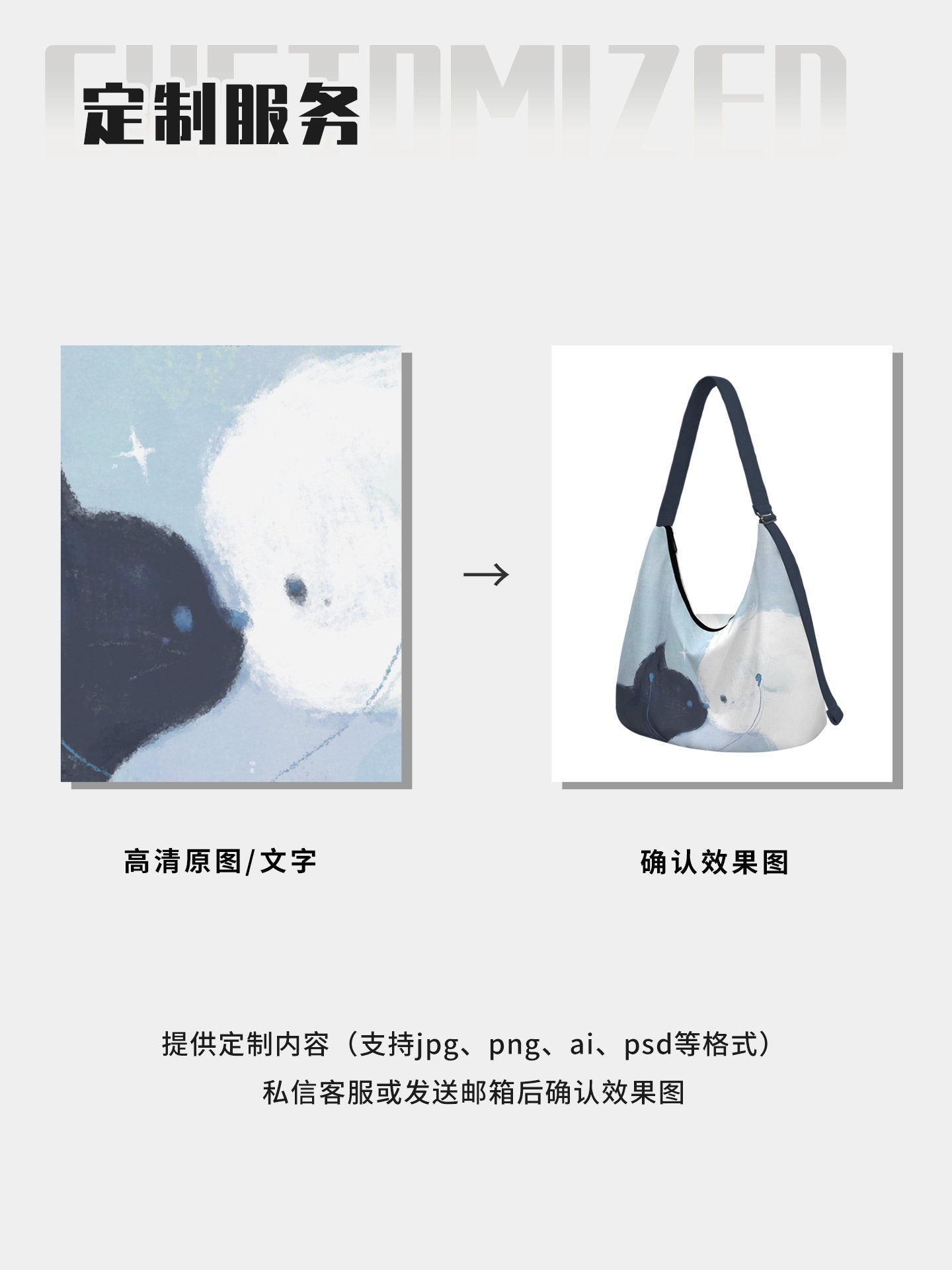 Listening Together Canvas Crossbody Bag