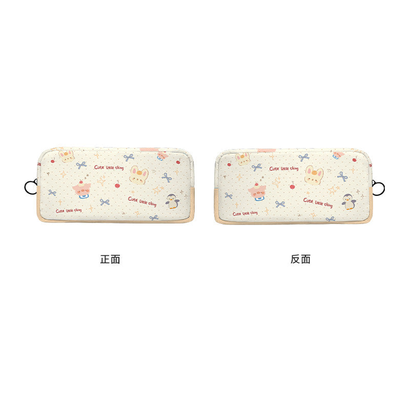Sweet Treat Canvas Flat Pencil Case