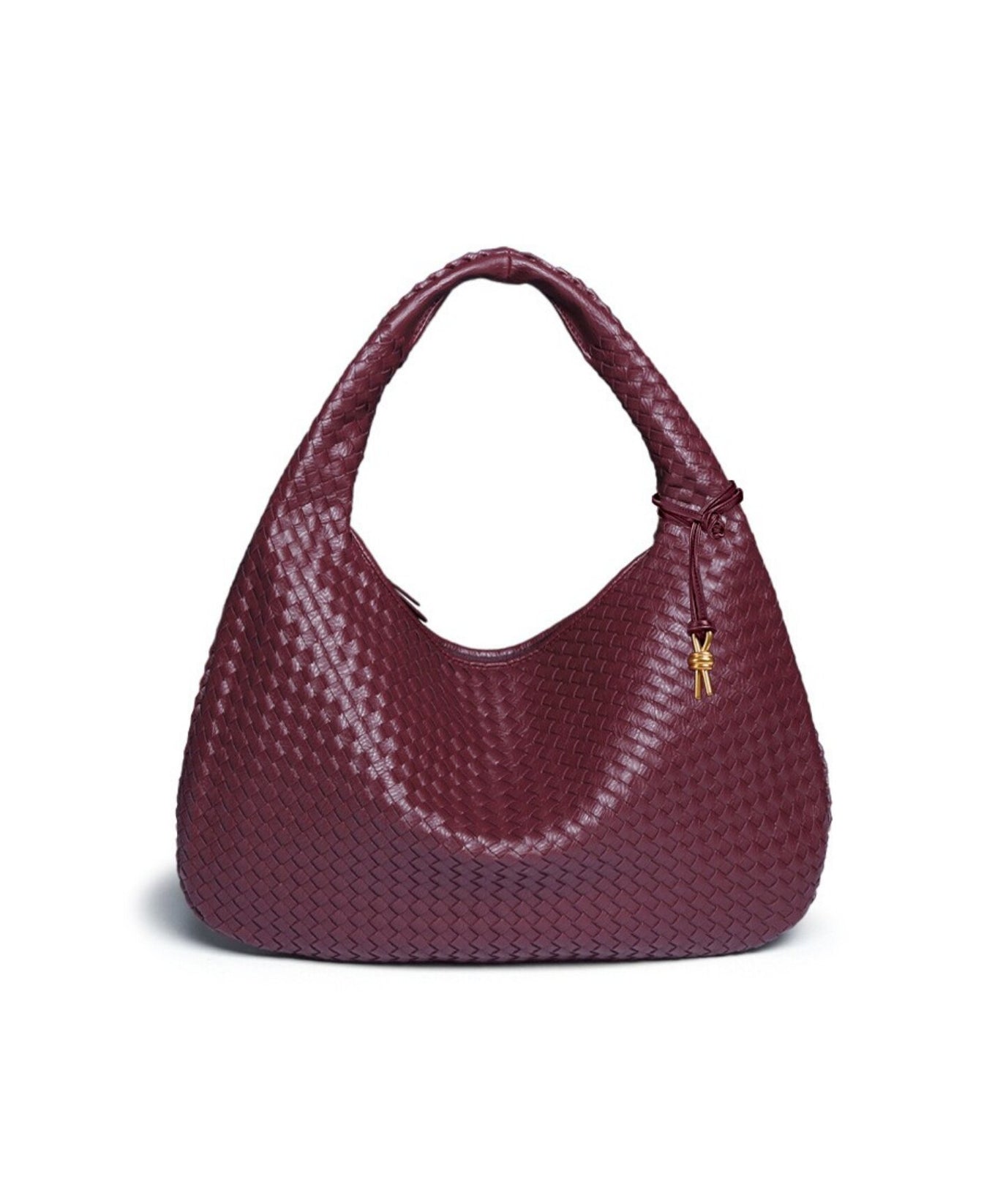 Sienna Woven Crescent Shoulder Bag