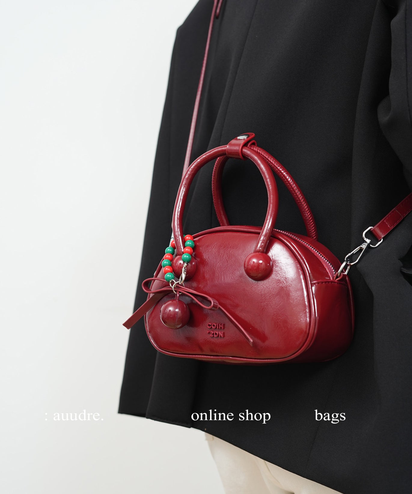 Cherry Patent Handbag