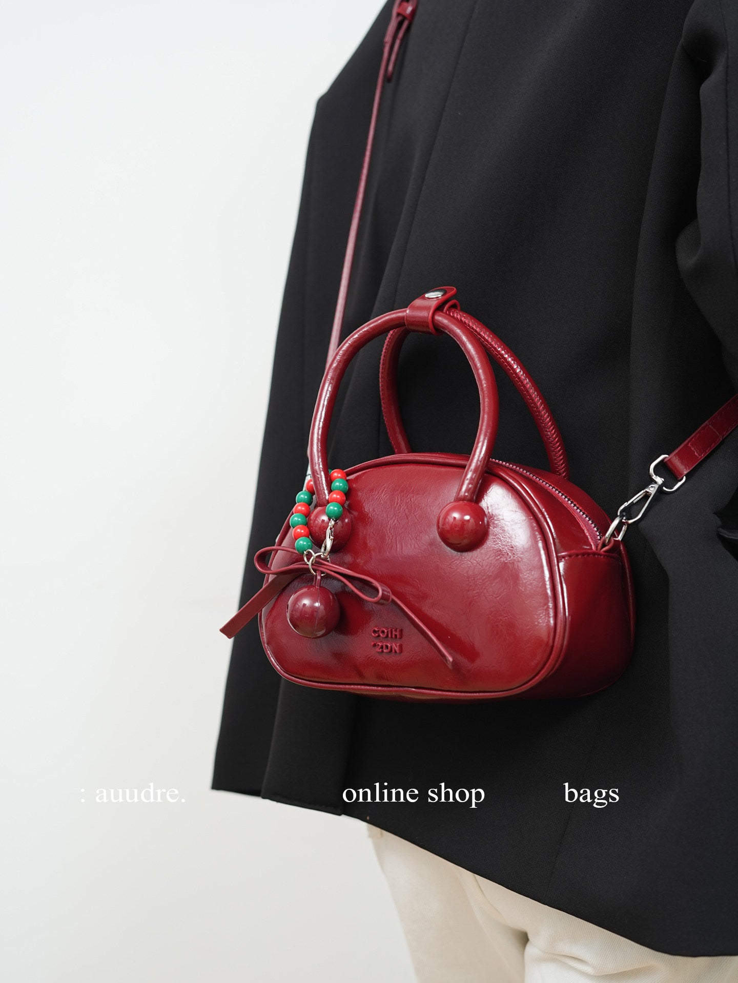 Cherry Patent Handbag