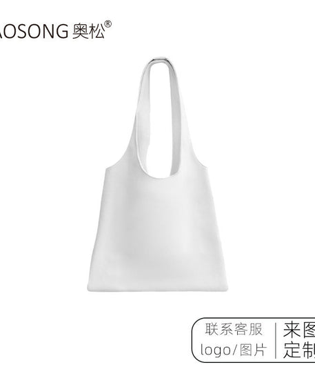 Blue Cat Canvas Shoulder Bag
