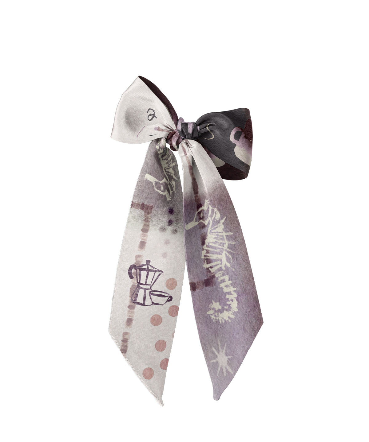 Island Coffee Silk Scarf