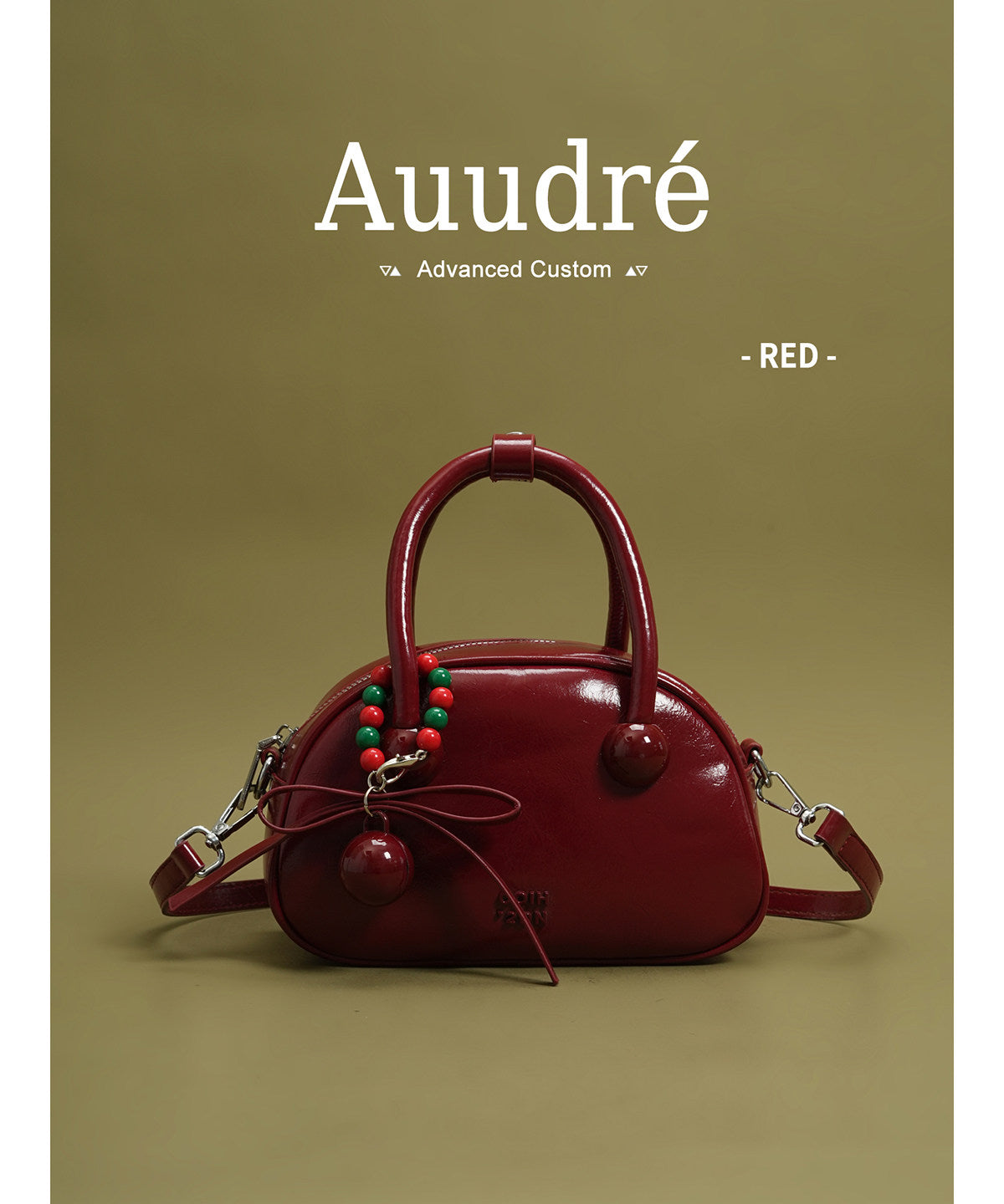 Cherry Patent Handbag