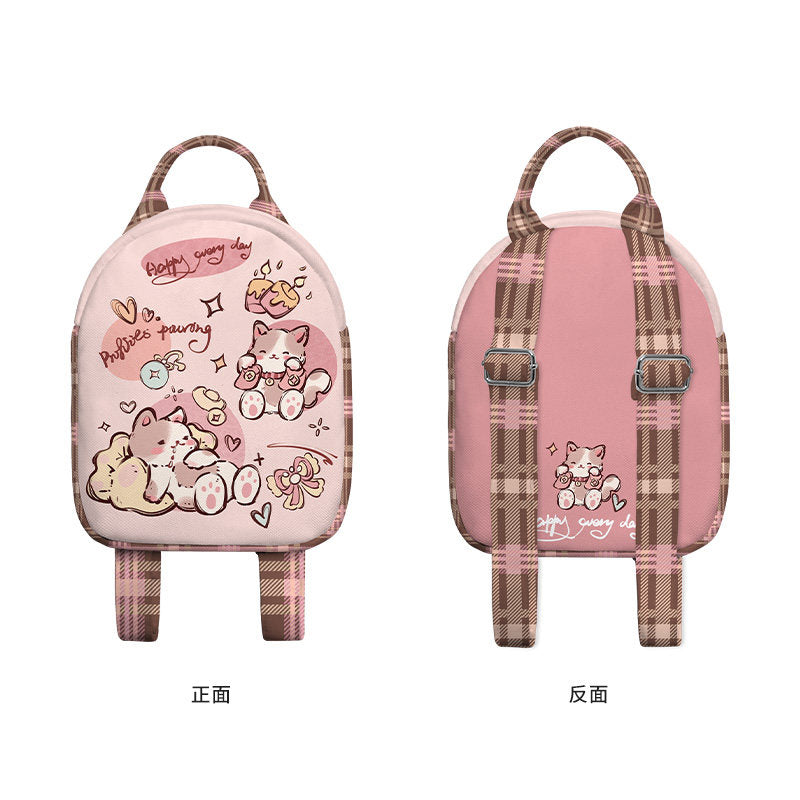 Feast Cat Canvas Backpack
