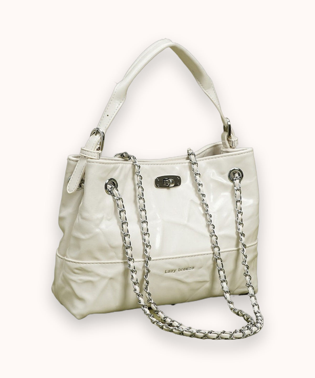 Frost Pebbled Shoulder Bag