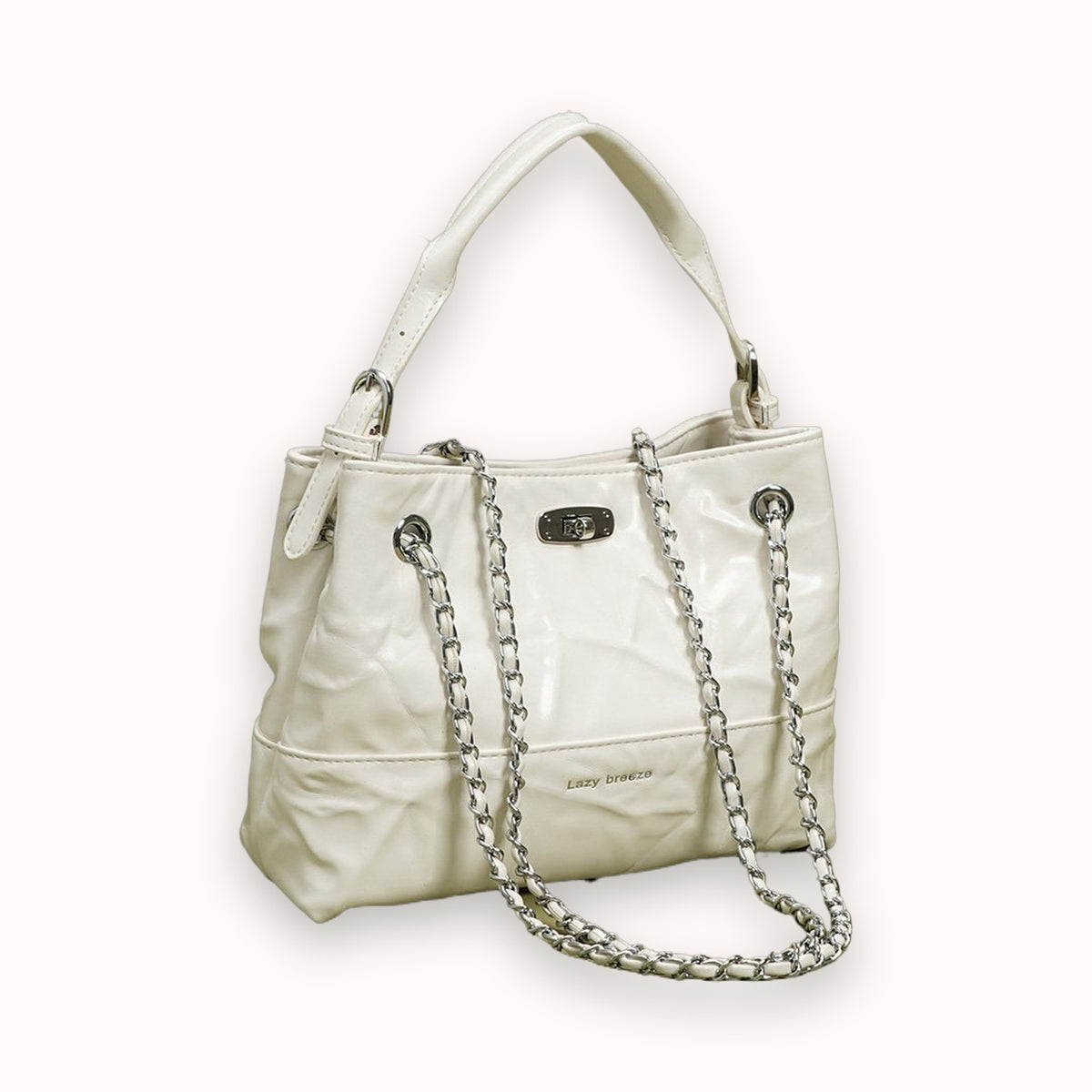 Frost Pebbled Shoulder Bag