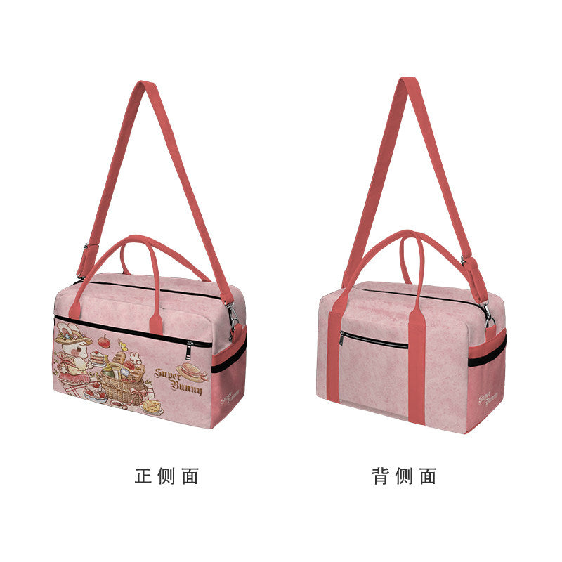 Cupcake Bunny Canvas Travel Bag