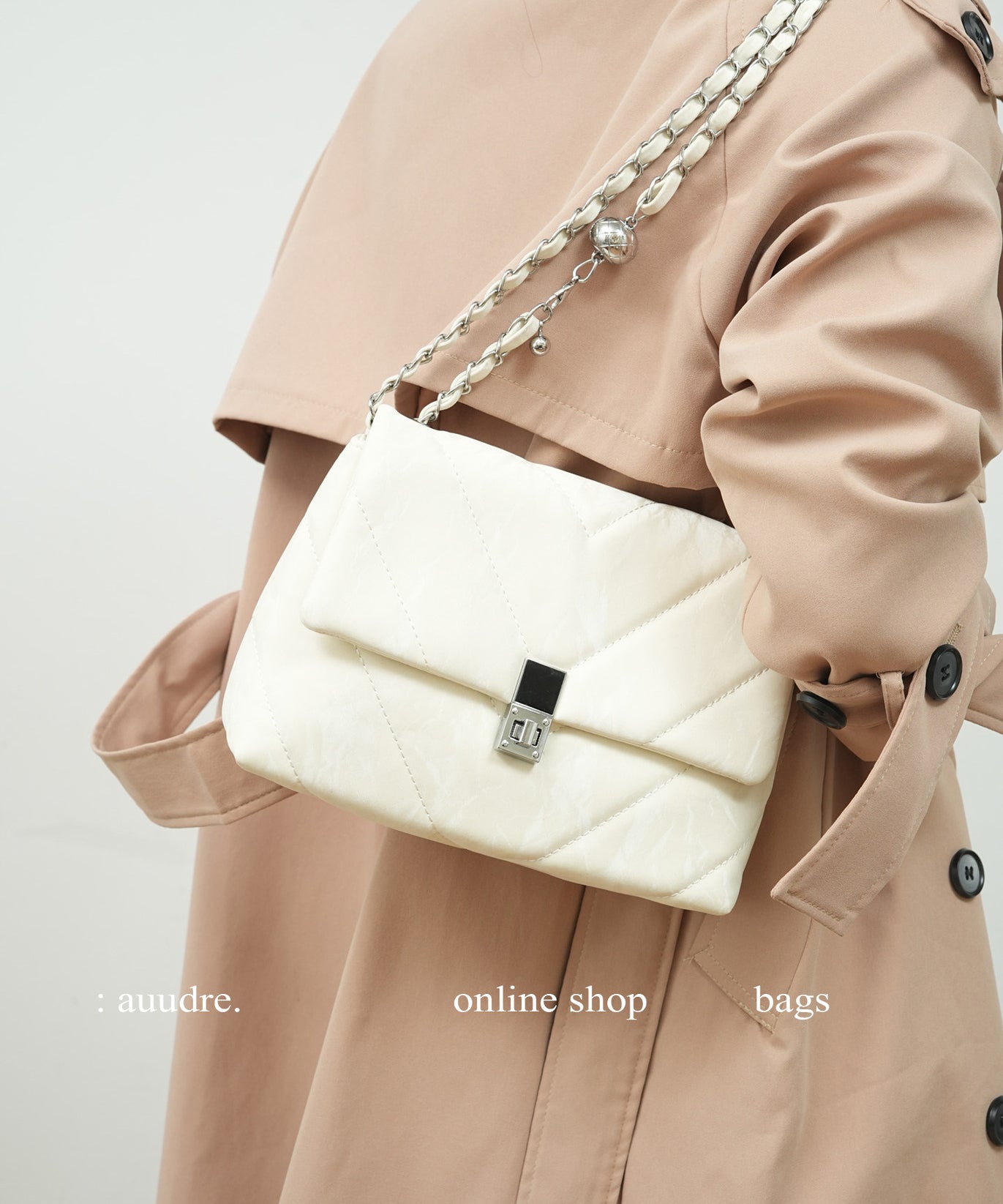Marshmallow Chain Bag — Quilted
