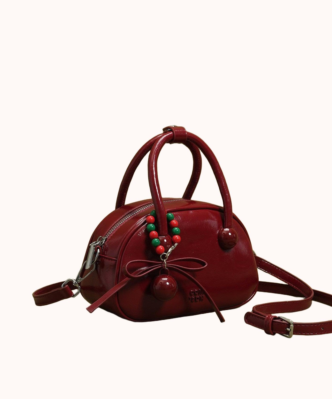 Cherry Patent Handbag