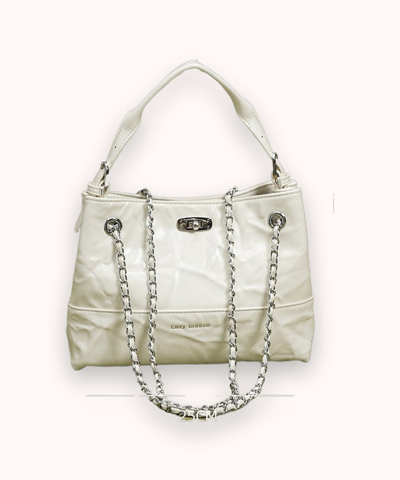 Frost Pebbled Shoulder Bag