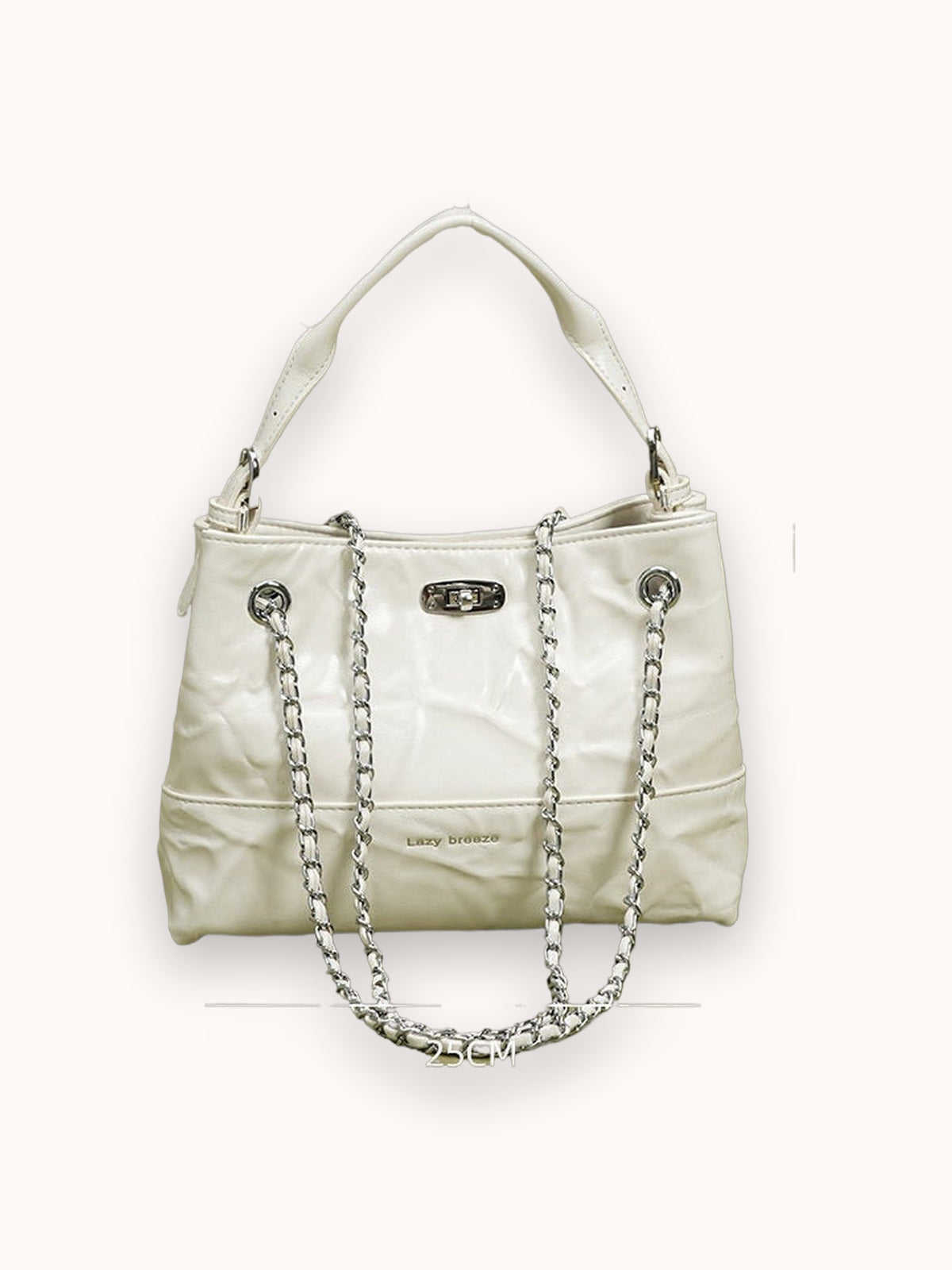 Frost Pebbled Shoulder Bag