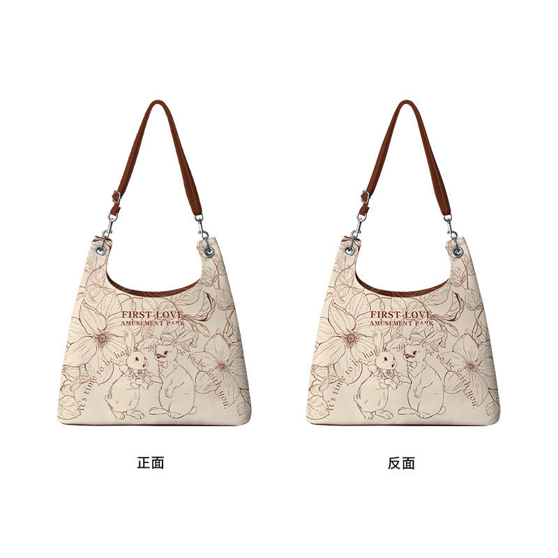First Love Garden Canvas Shoulder Bag