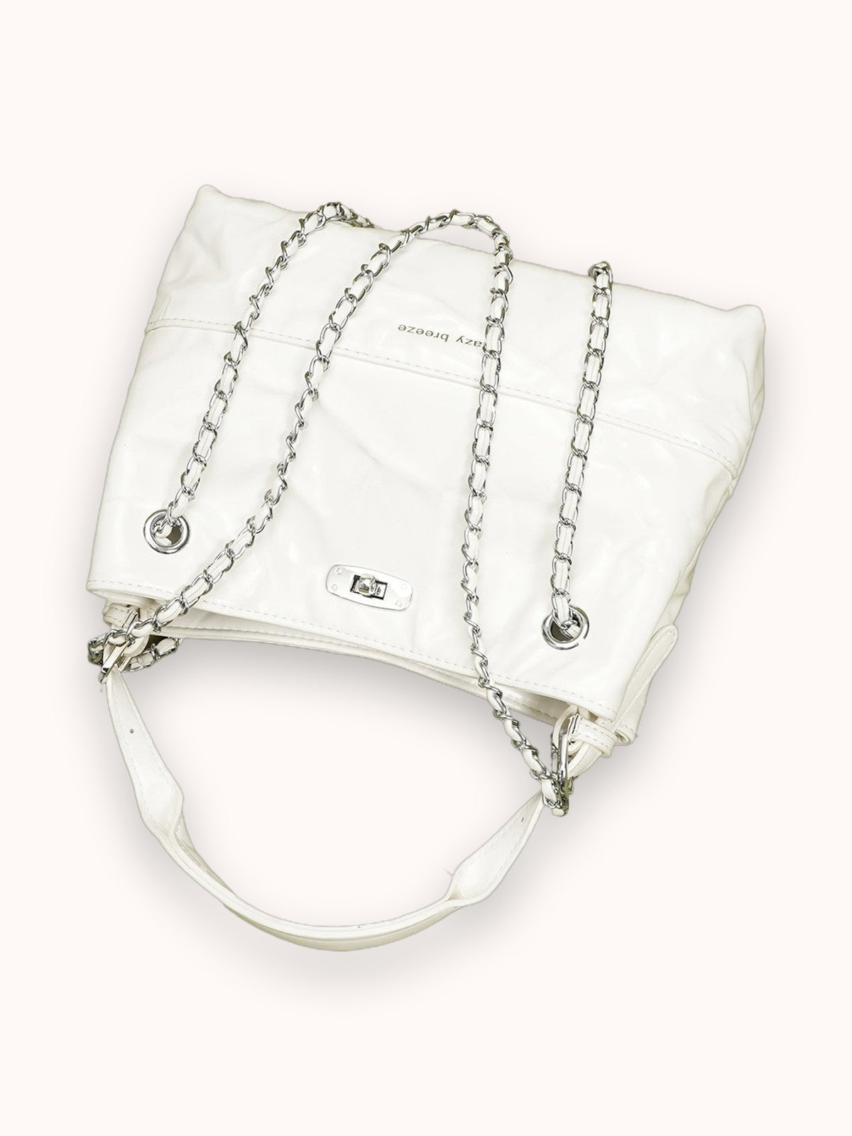Frost Pebbled Shoulder Bag