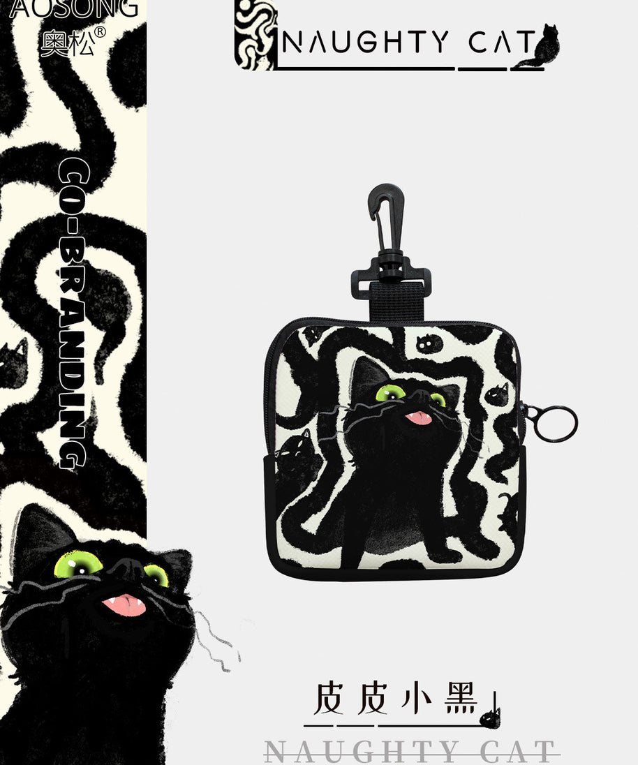 Little Black Canvas Card Wallet