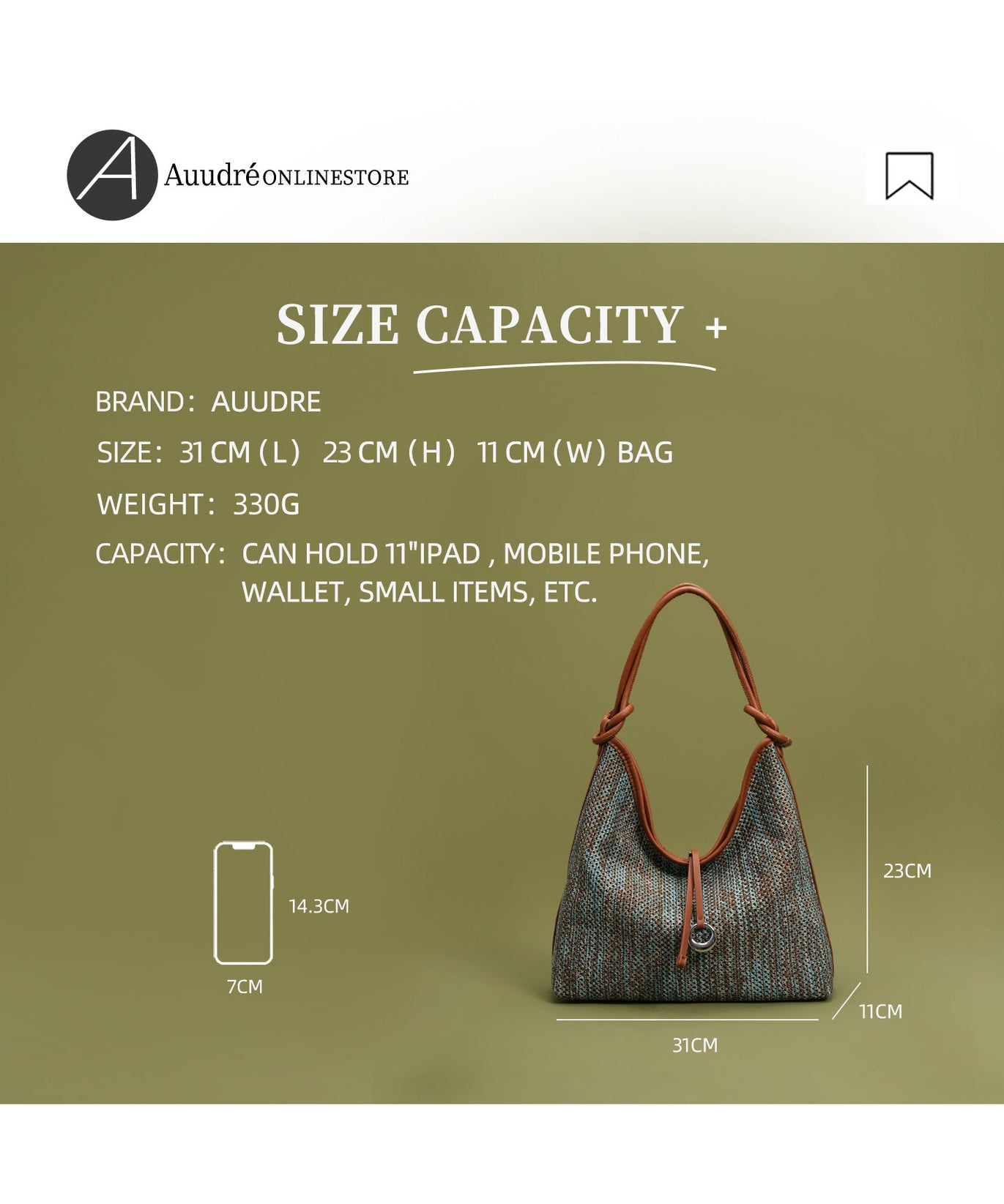Lagoon Shoulder Bag — Knit