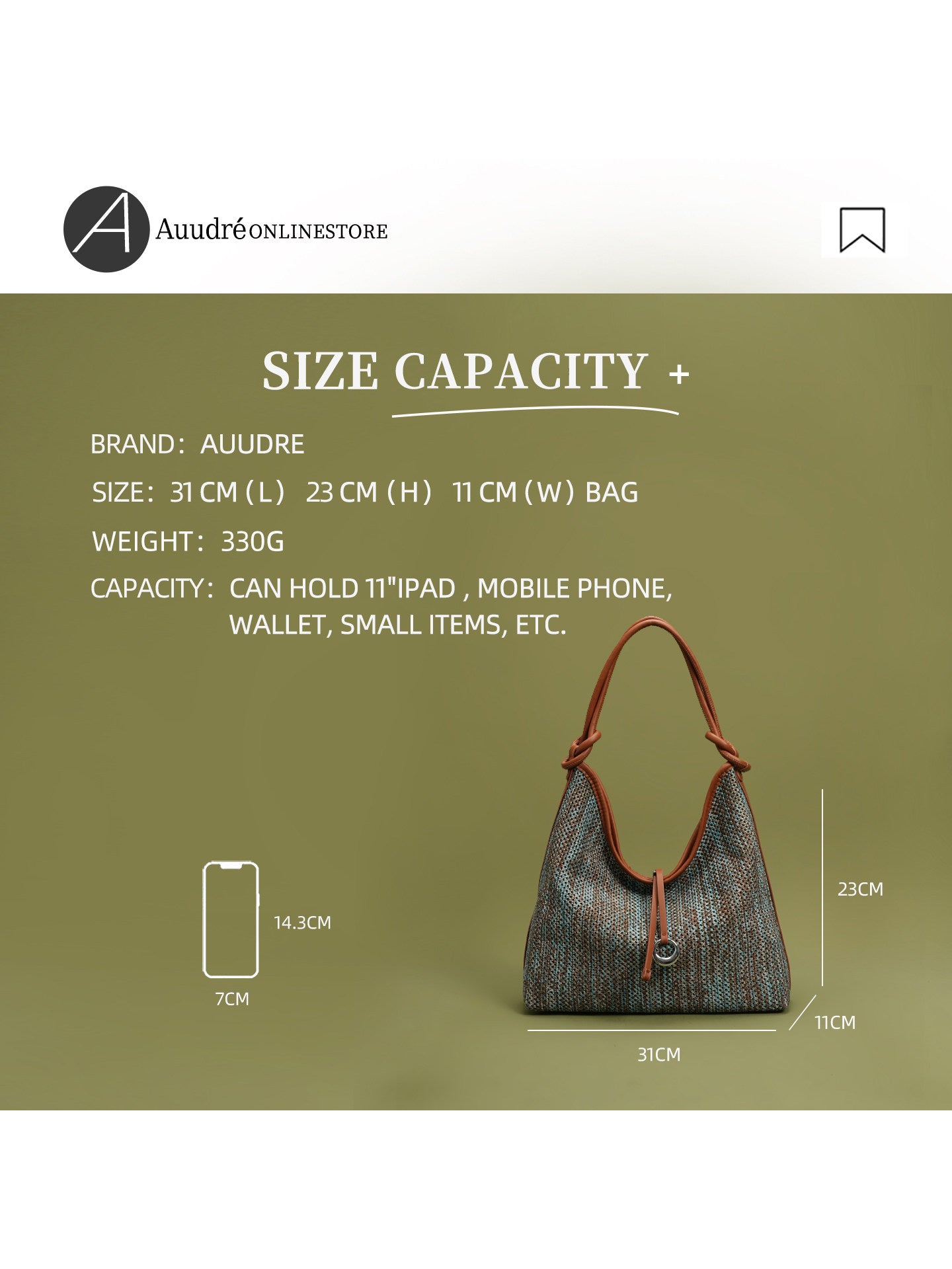 Lagoon Shoulder Bag — Knit