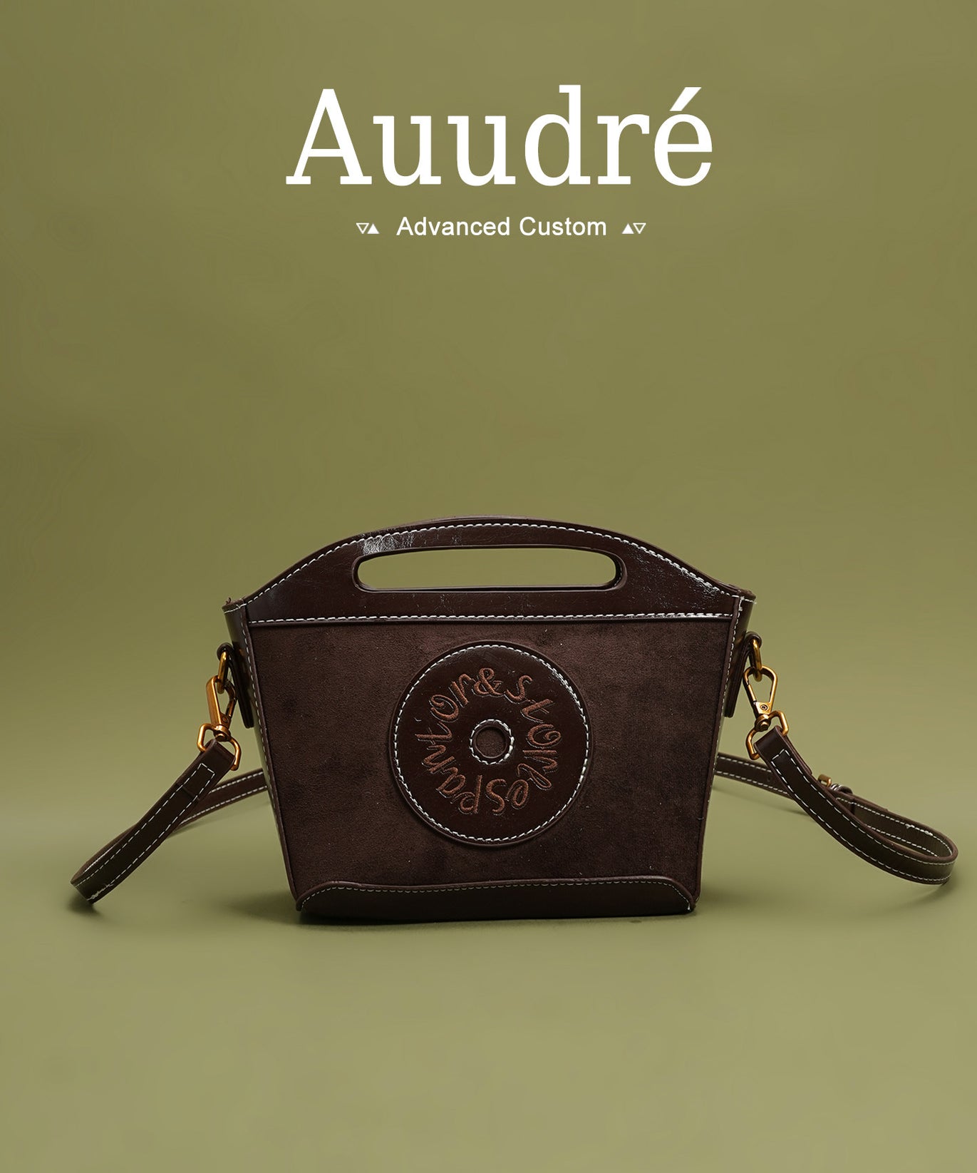 Cinder Pebbled Handbag