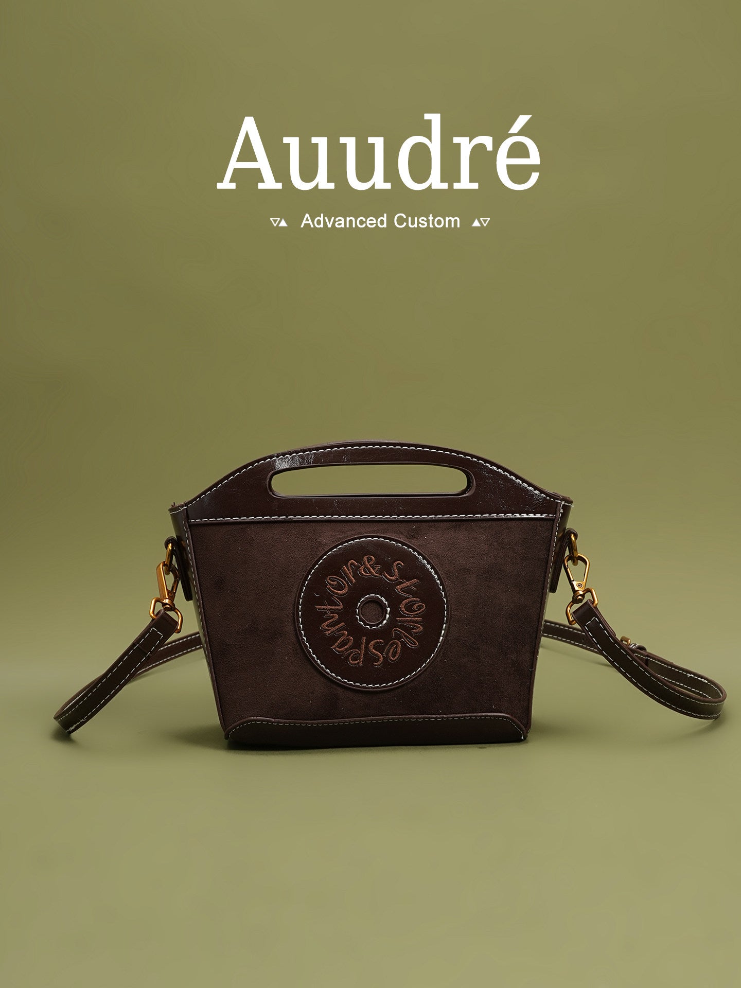 Cinder Pebbled Handbag