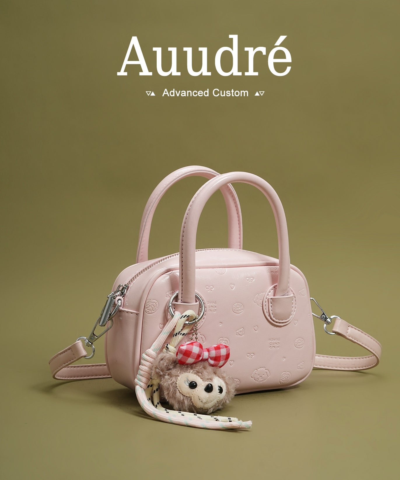 Rosette Bowling Bag — Pebbled