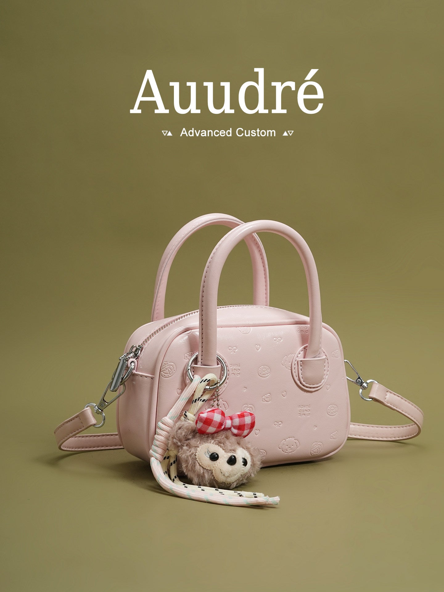 Rosette Bowling Bag — Pebbled