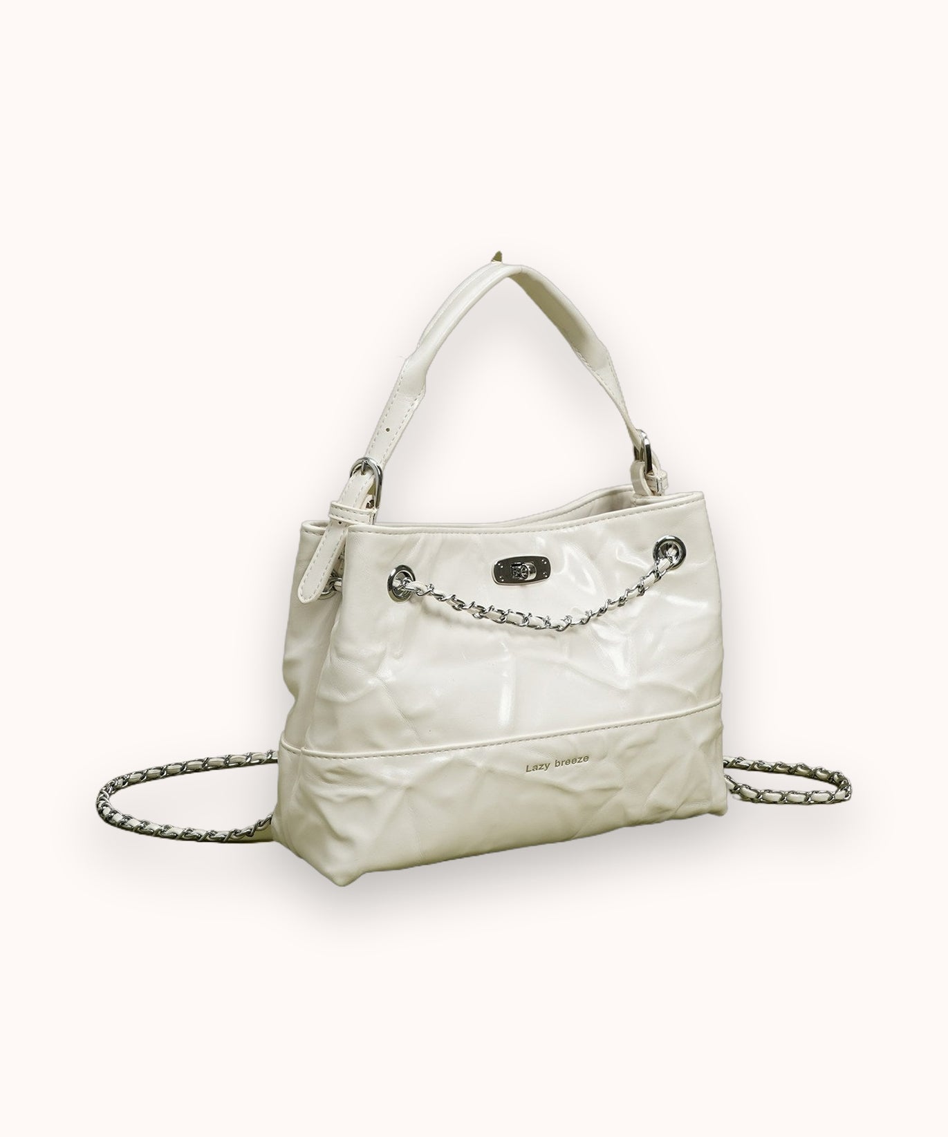 Frost Pebbled Shoulder Bag