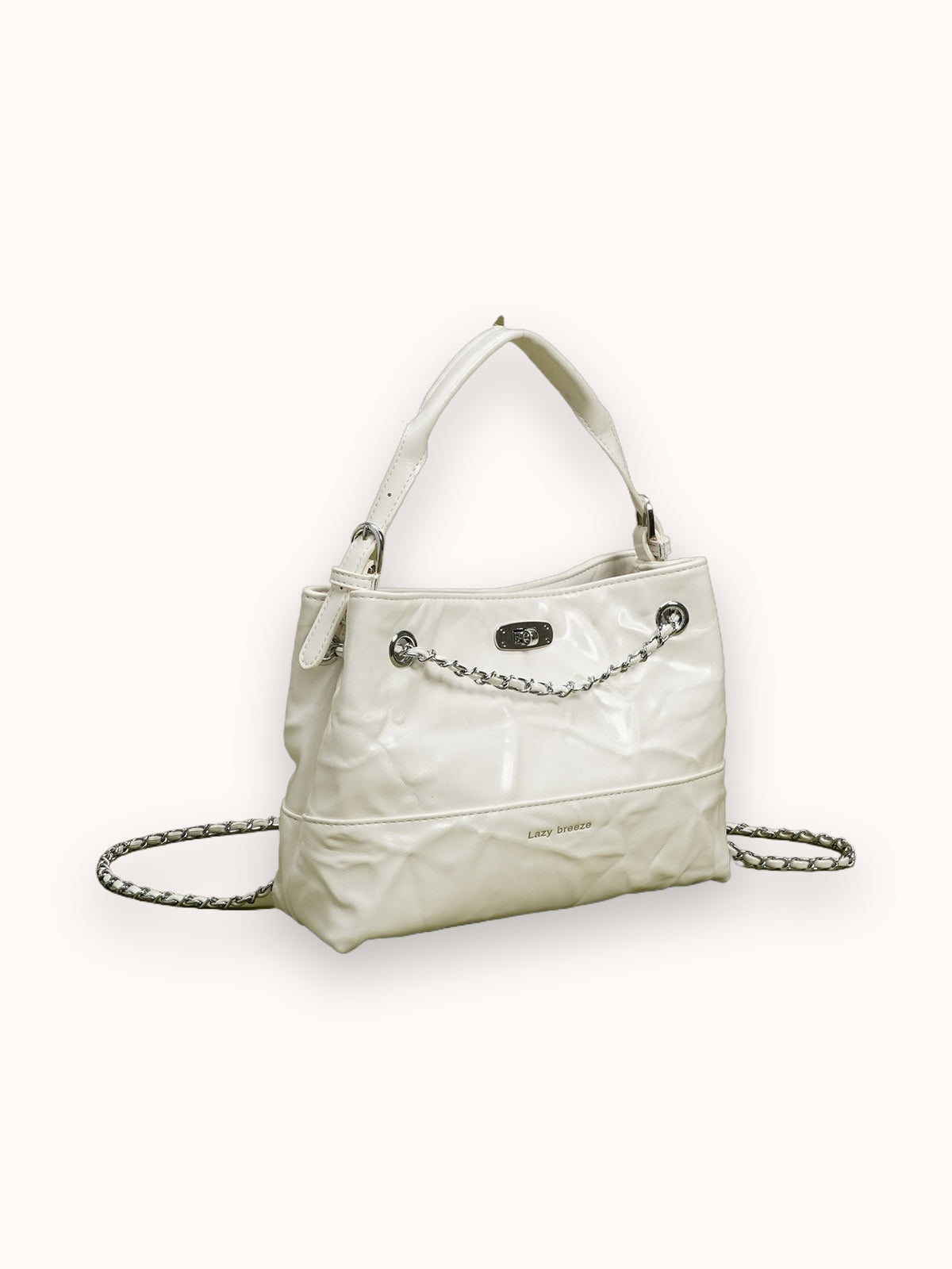 Frost Pebbled Shoulder Bag