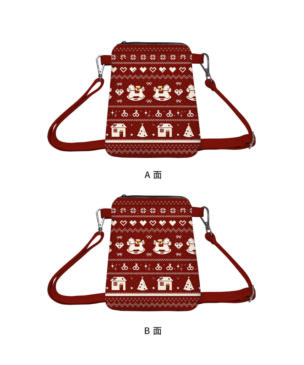 Fair Isle Pony Canvas Phone Bag