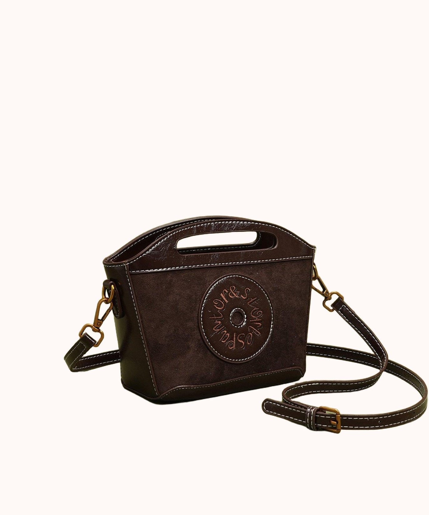 Cinder Pebbled Handbag