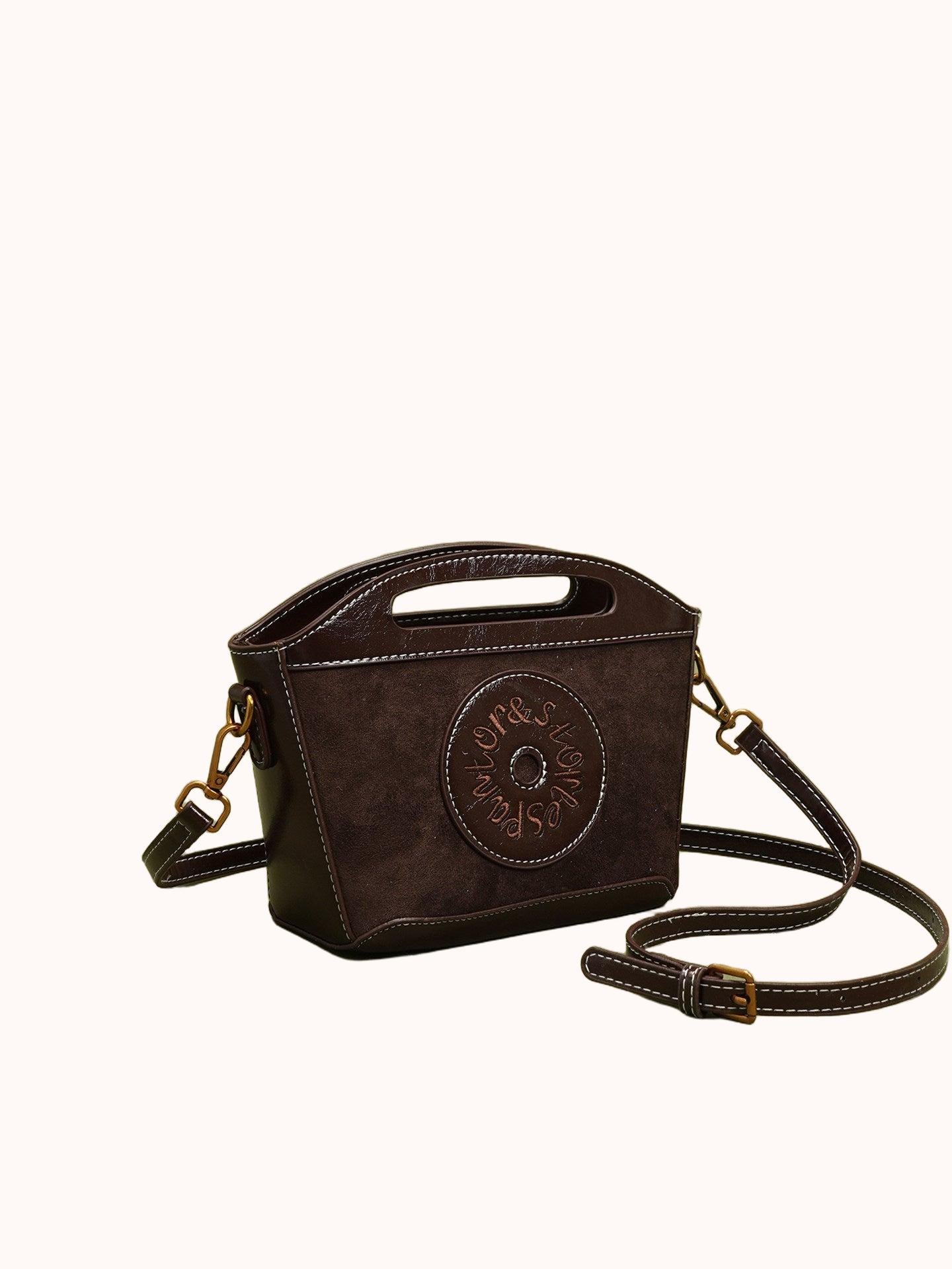 Cinder Pebbled Handbag