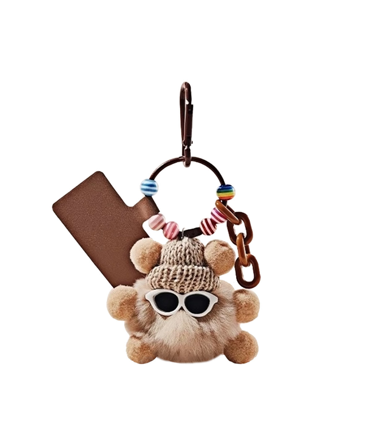 Pom Pom Beanie Bag Charm