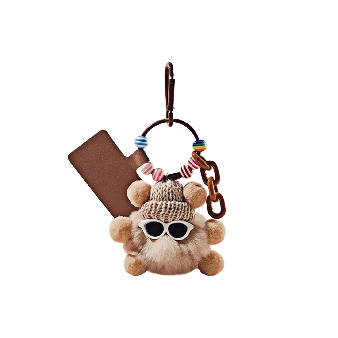 Pom Pom Beanie Bag Charm