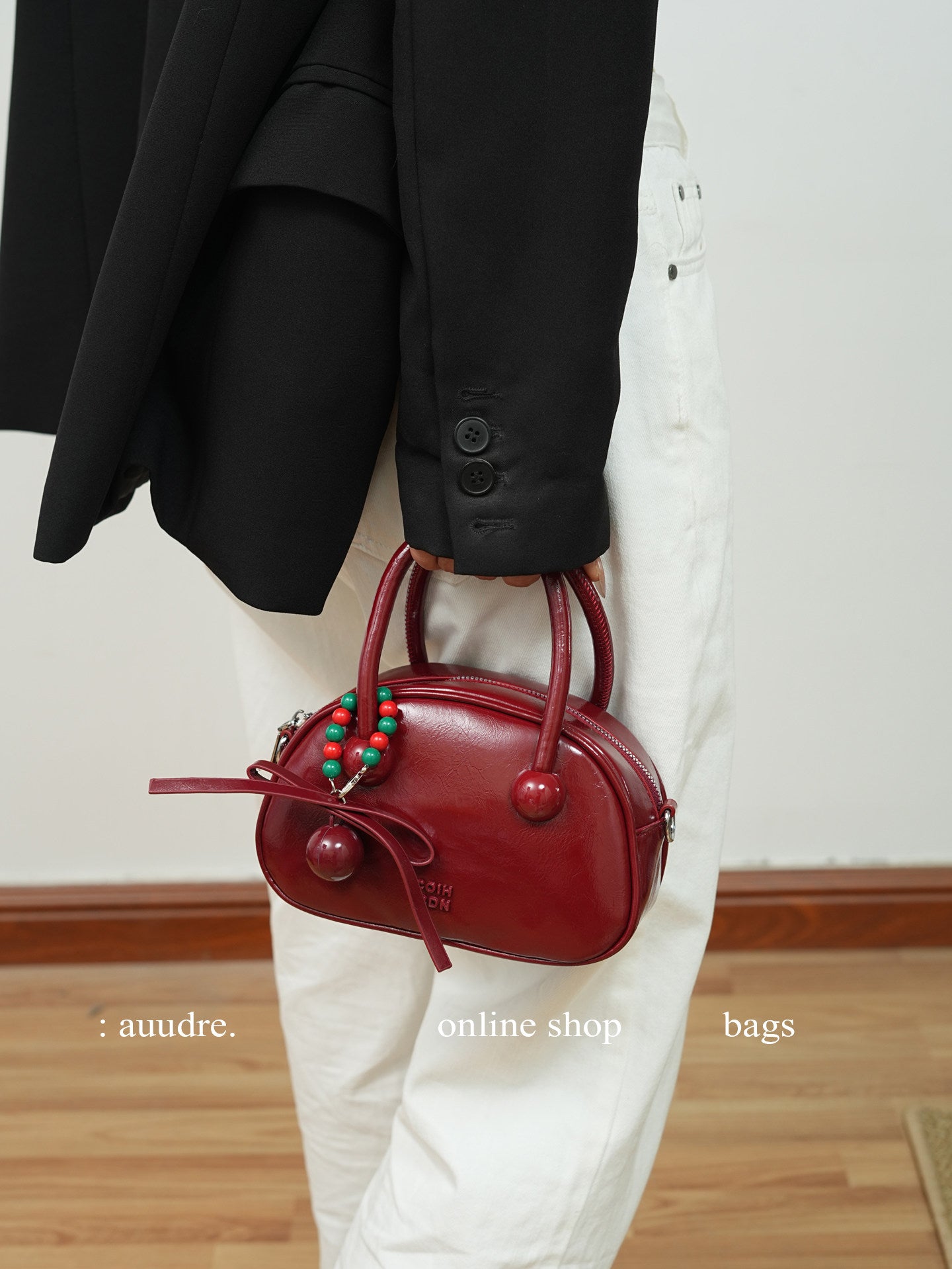 Cherry Patent Handbag