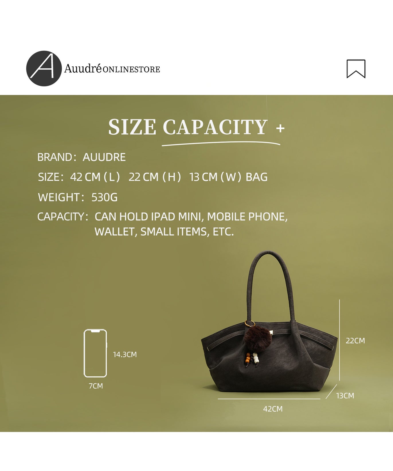 Walnut Tote — Grained