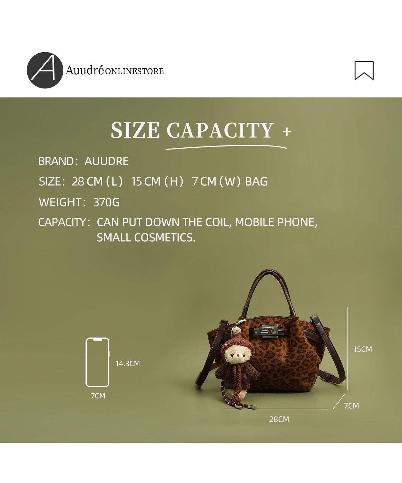 Safari Mini Tote — Leopard