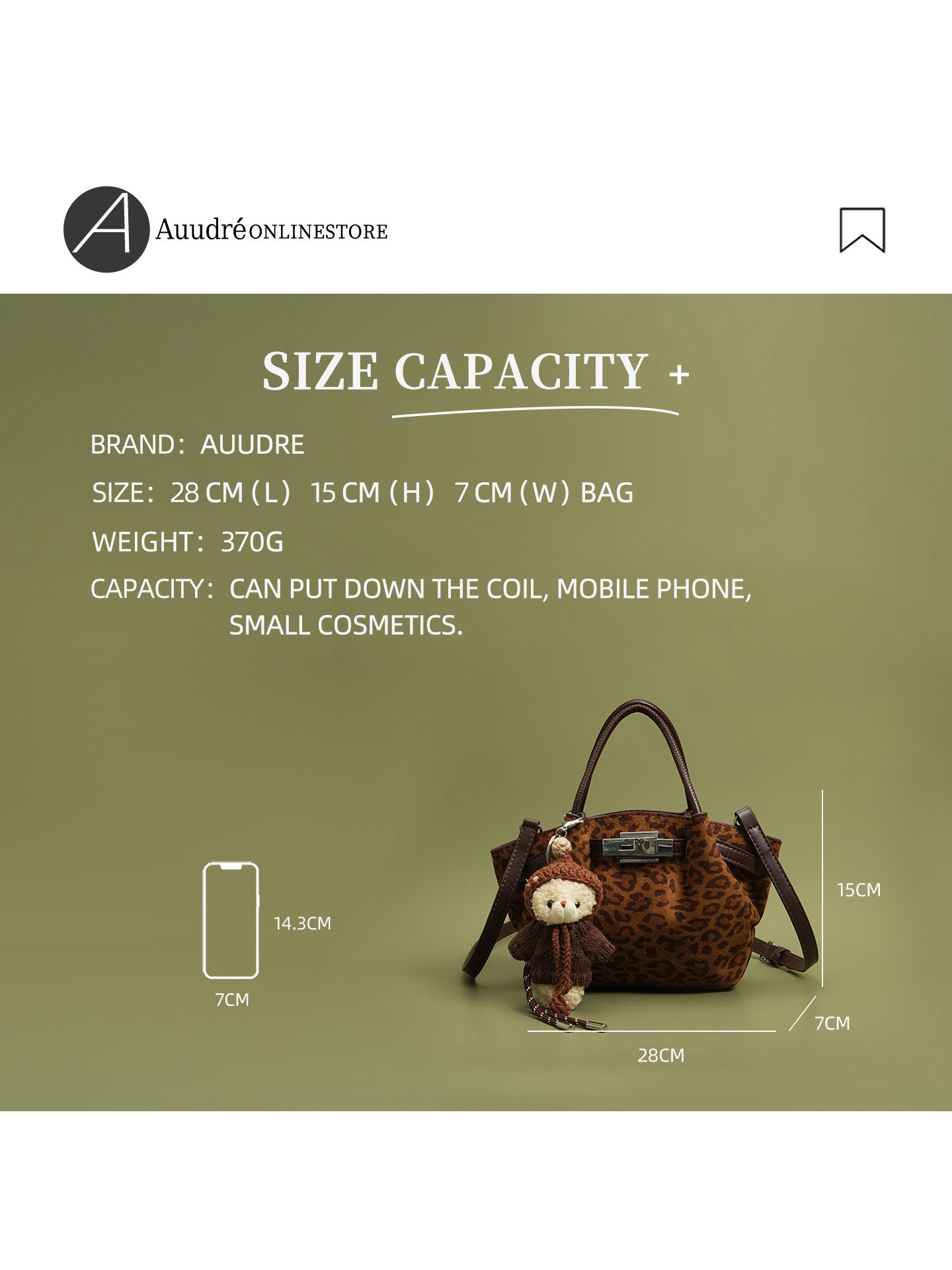 Safari Mini Tote — Leopard
