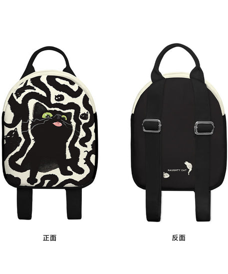 Little Black Canvas Backpack